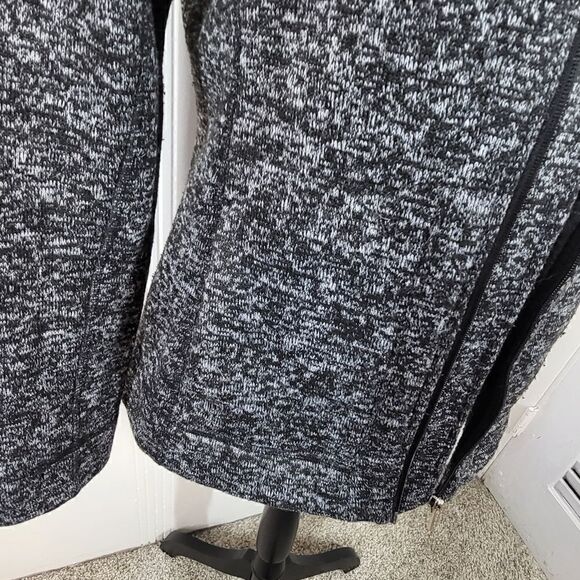 Calvin Klein Women's Gray & Black Cardigan Sweater - Picture 8 of 15